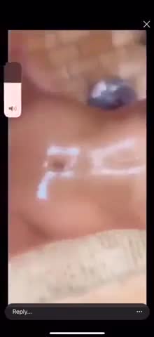 Chantel Jeffries!! Nude shower on bathroom