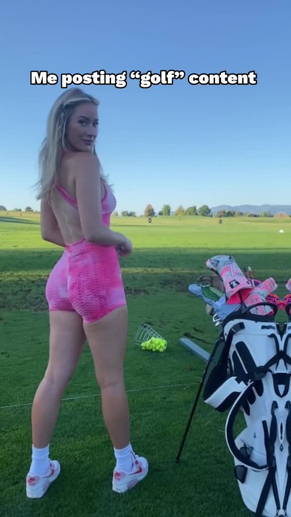 Paige renee sexy in golf…