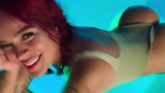 Karol G sexy in the pool…