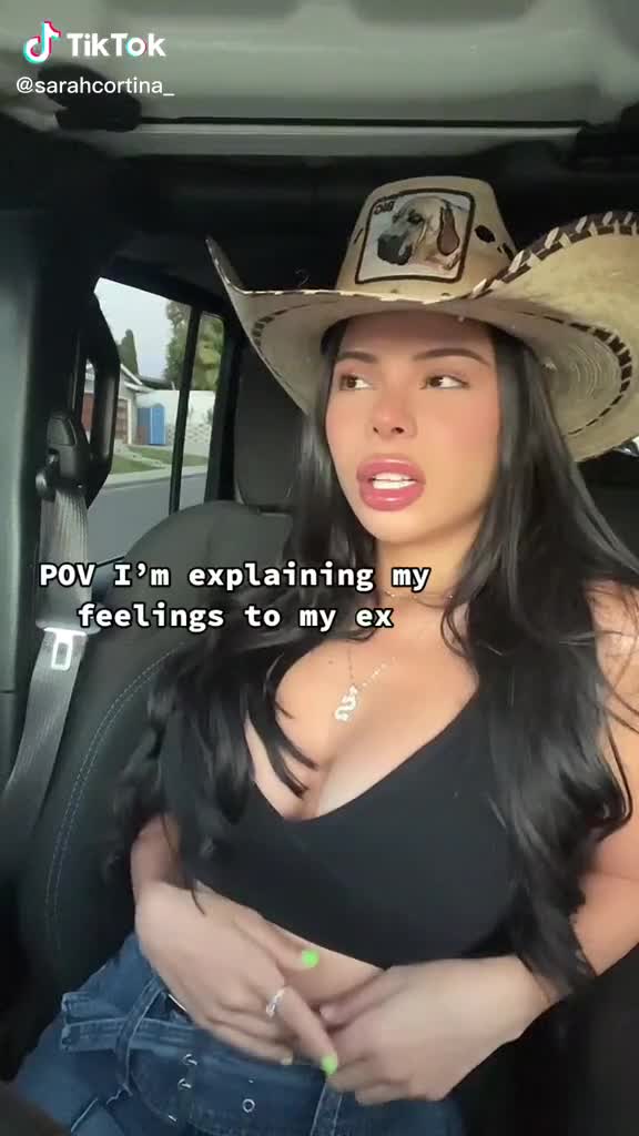 Sara Cortinez sexy cowgirl