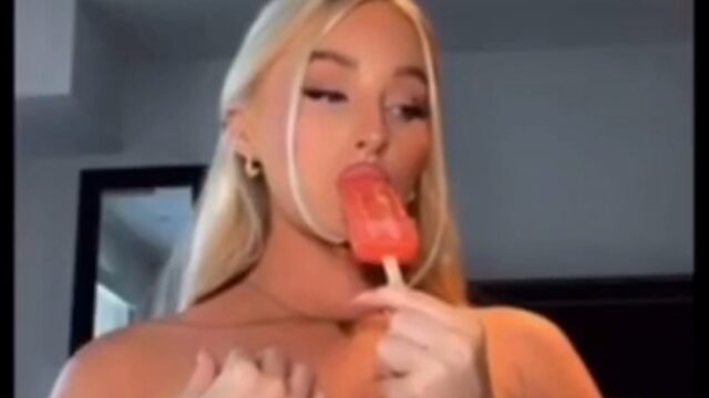 Charlotte Parkes nude eat cream sexy video