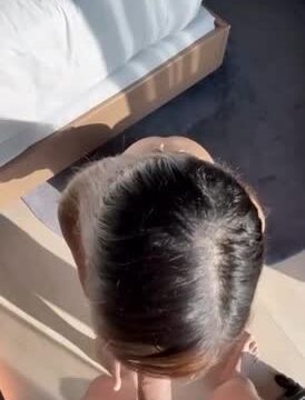 Theonlybiababy sex.tape blowjob with BF cum shot on face